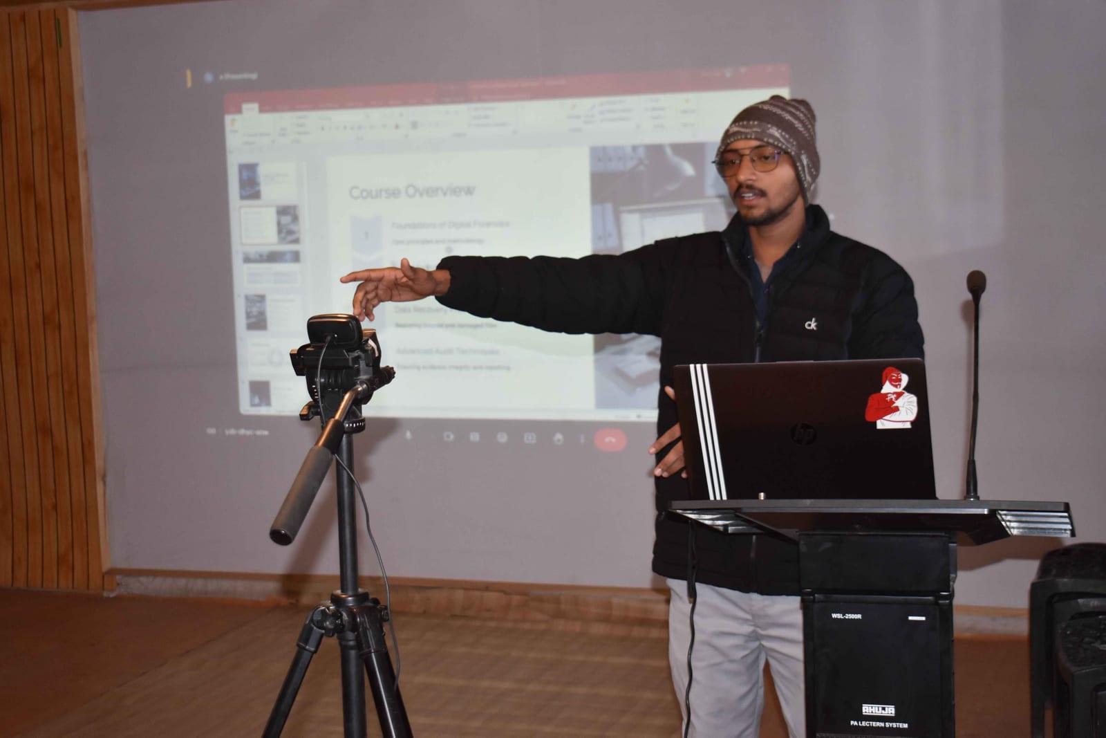 Amit Kumar training defence personnel